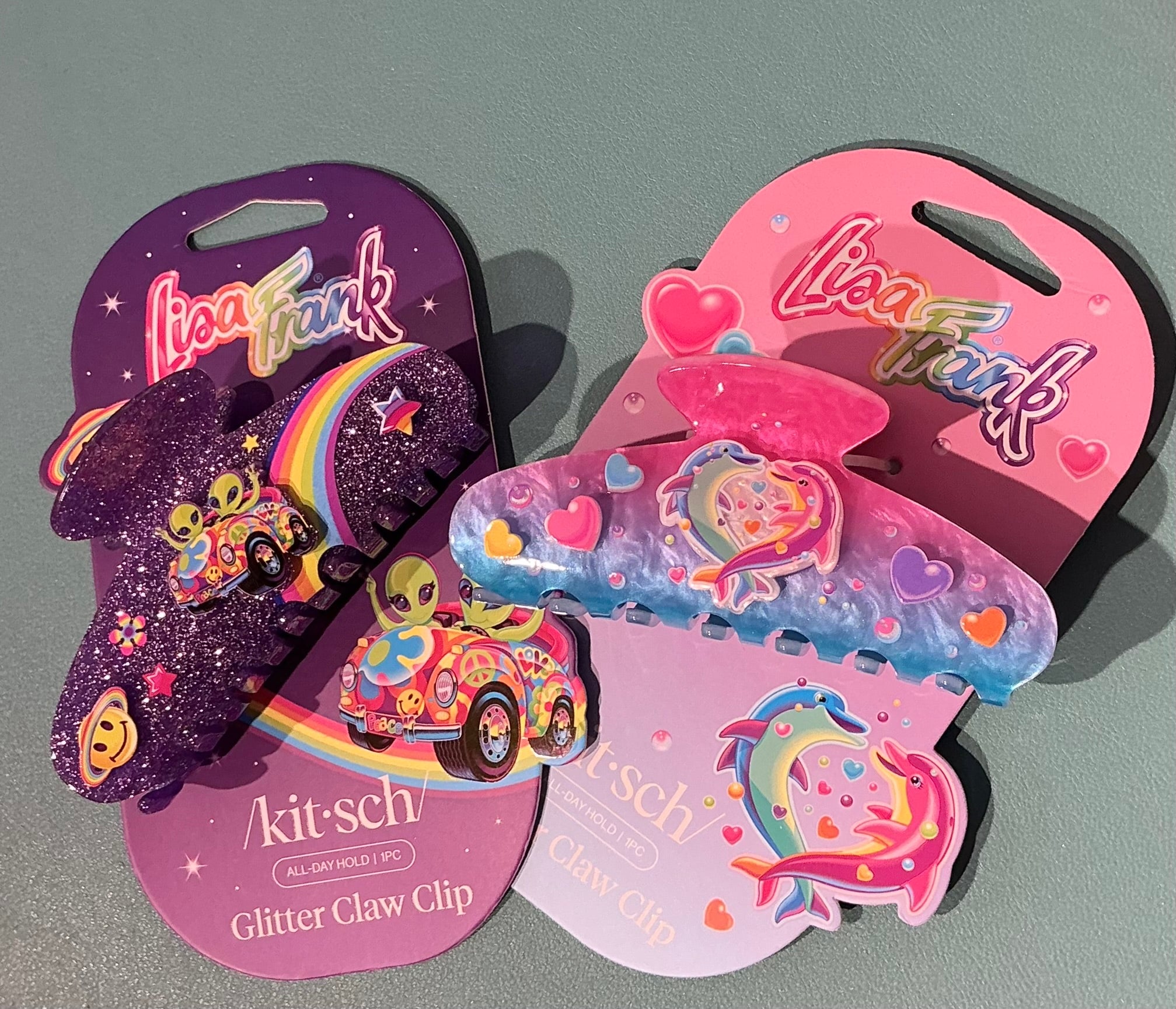 Kitsch Glitter Claw Clip Lisa Frank