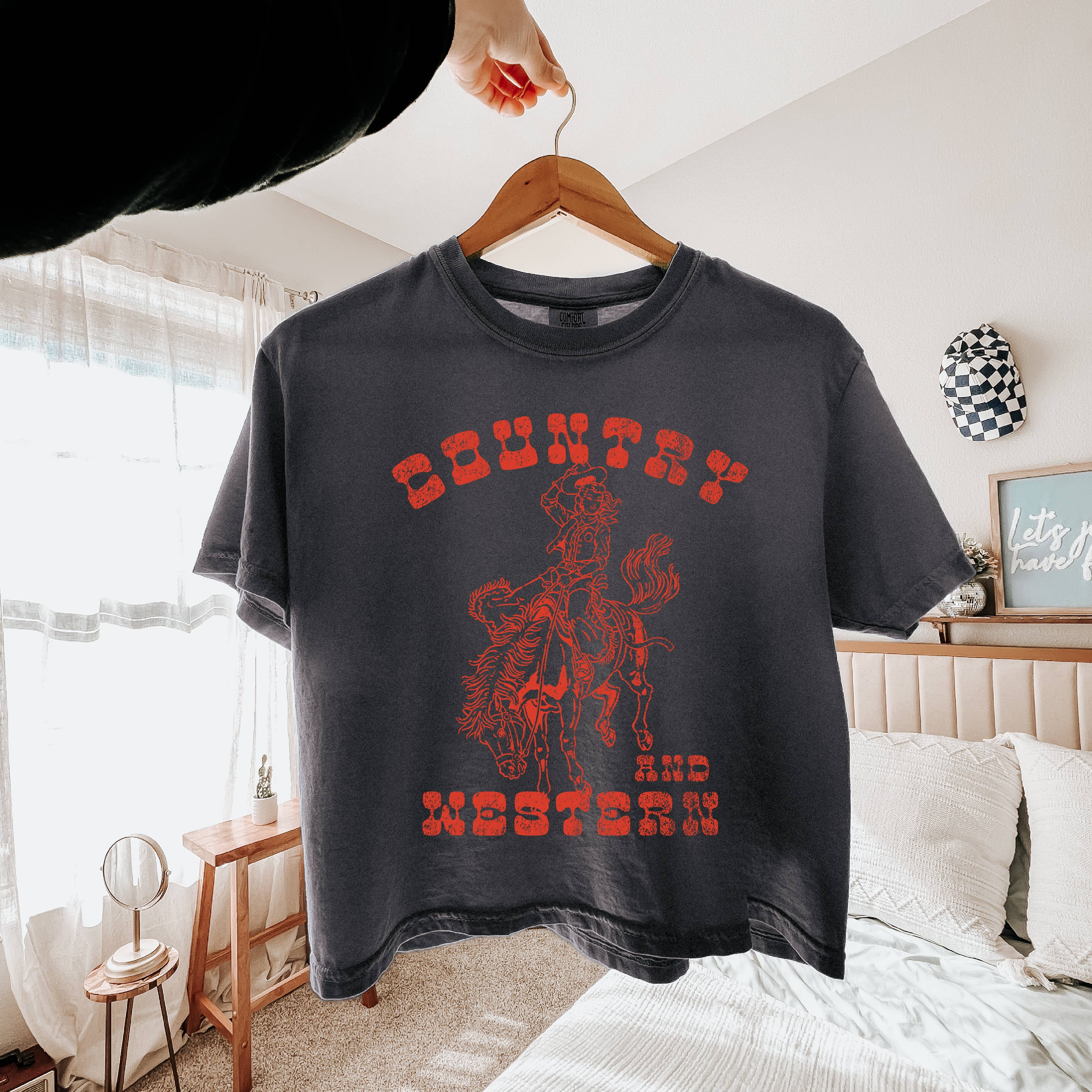 Country & Western  Crop Tee
