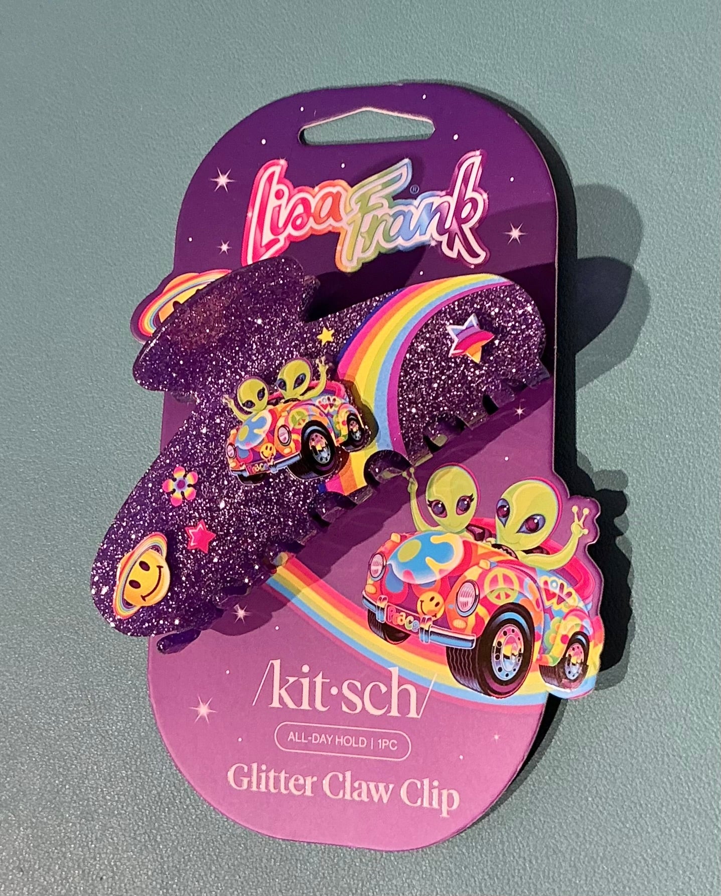 Kitsch Glitter Claw Clip Lisa Frank