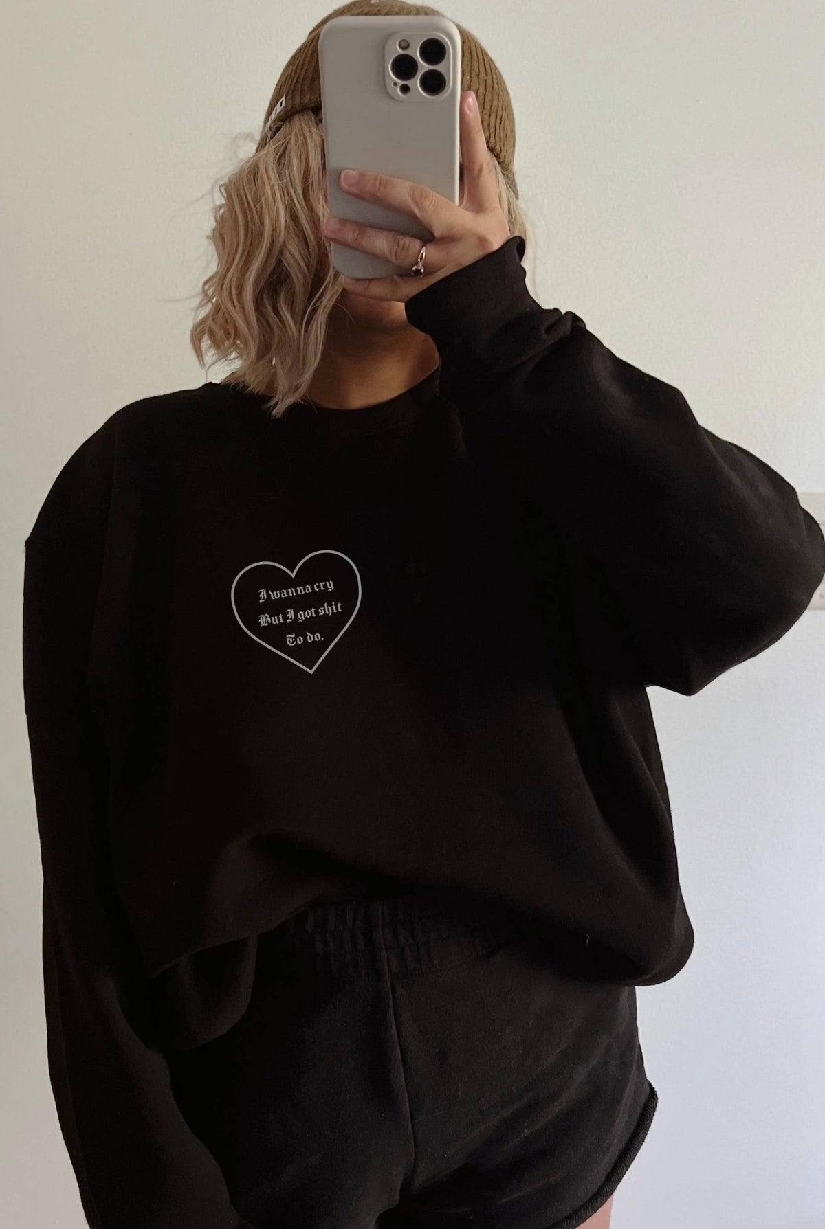 WANNA CRY GRAPHIC CREWNECK
