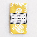 Golden Yellow Floral Bandana