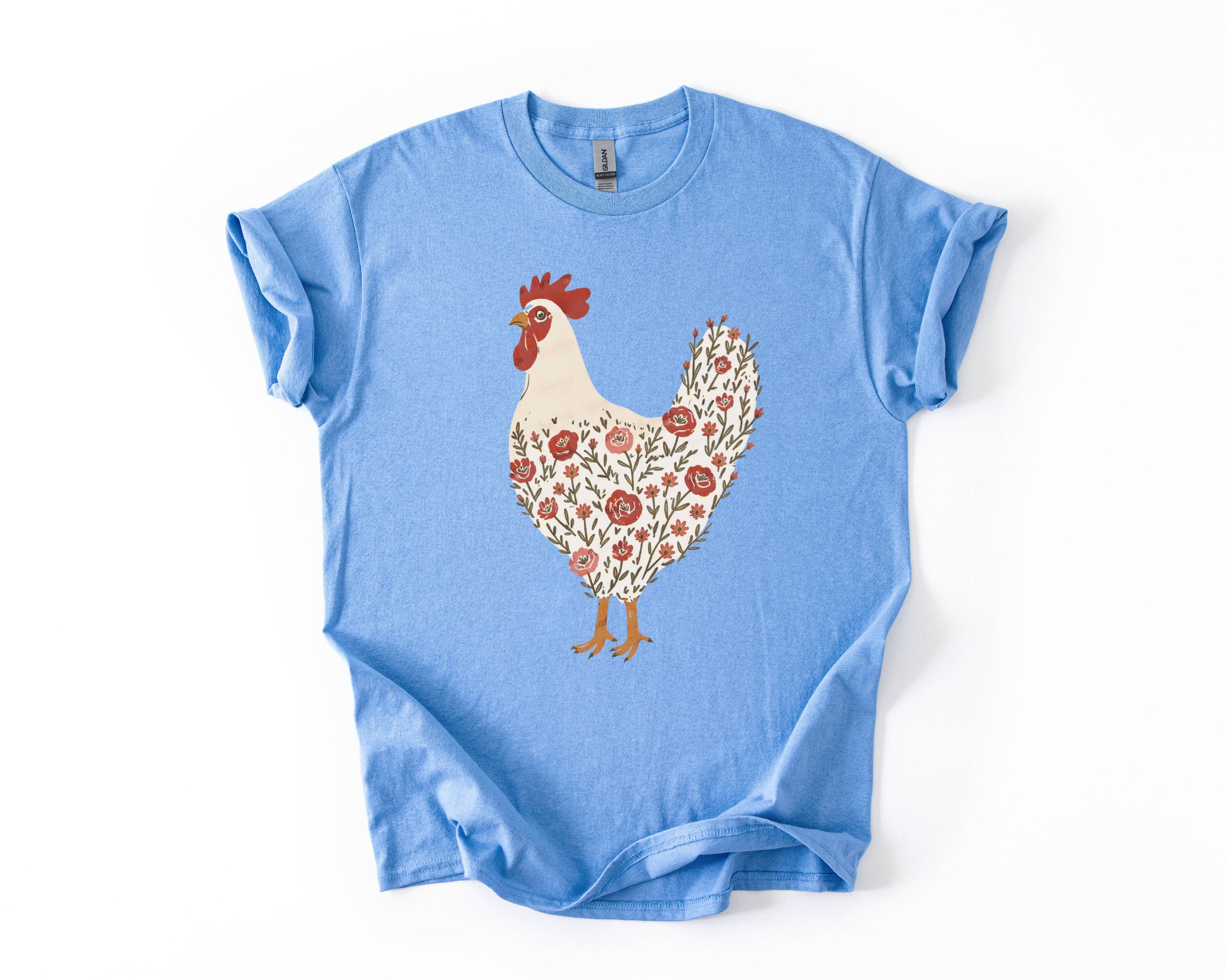 The Floral Chicken Tee
