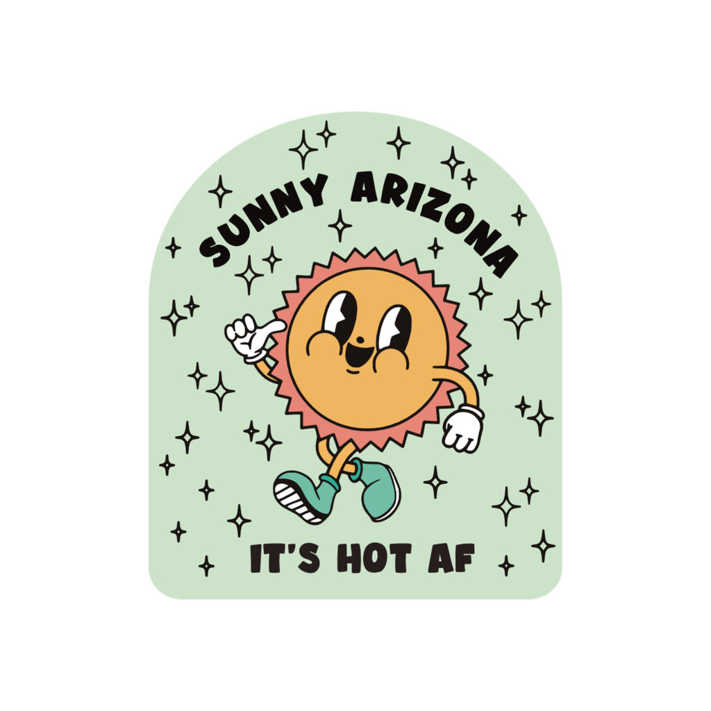 Sunny Arizona Cute Funny Heat High Quality Vinyl Sticker