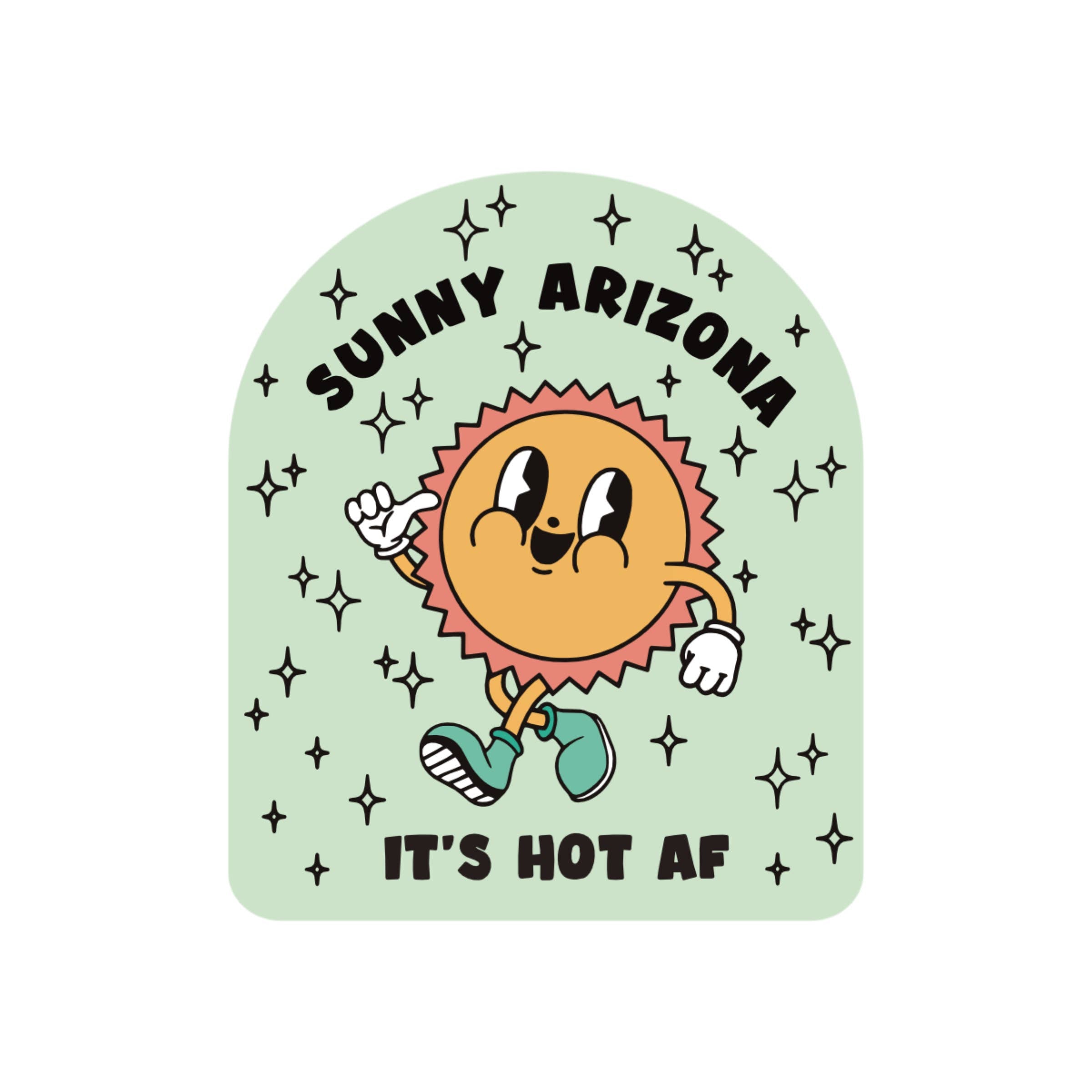 Sunny Arizona Cute Funny Heat High Quality Vinyl Sticker