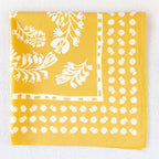 Golden Yellow Floral Bandana