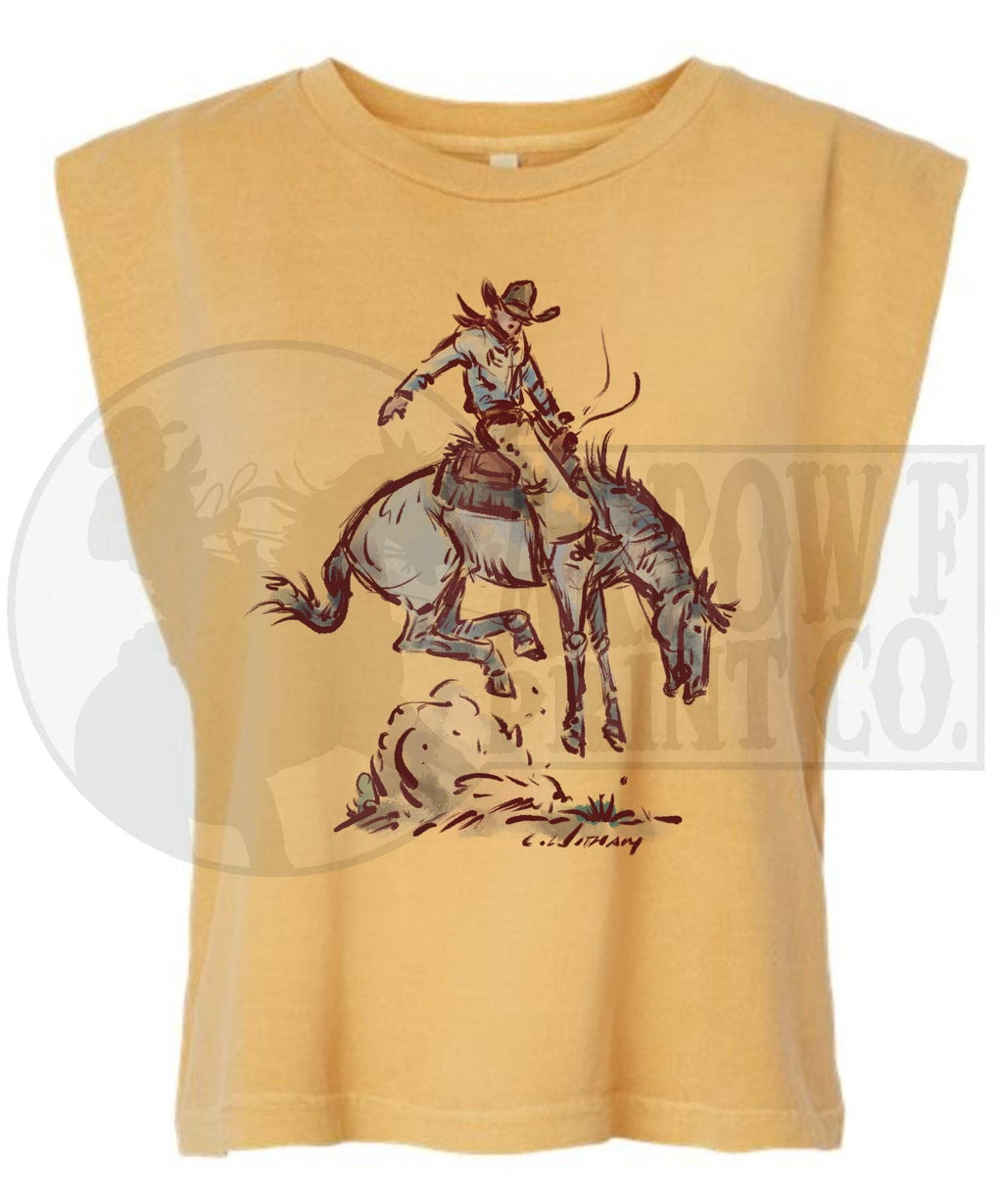High Times| Western Graphic Muscle Tank