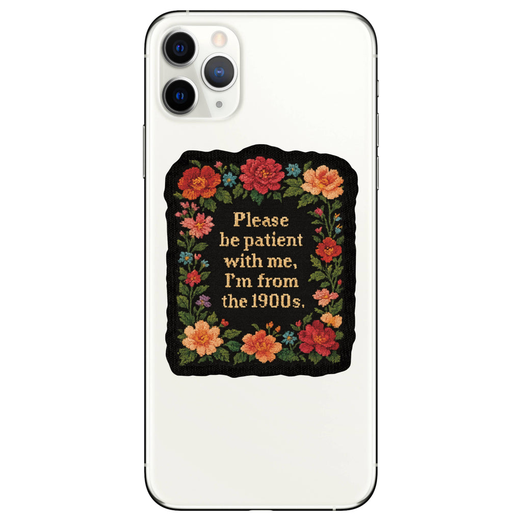 Please Be Patient Needlework High Quality Vinyl Sticker