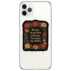 Please Be Patient Needlework High Quality Vinyl Sticker
