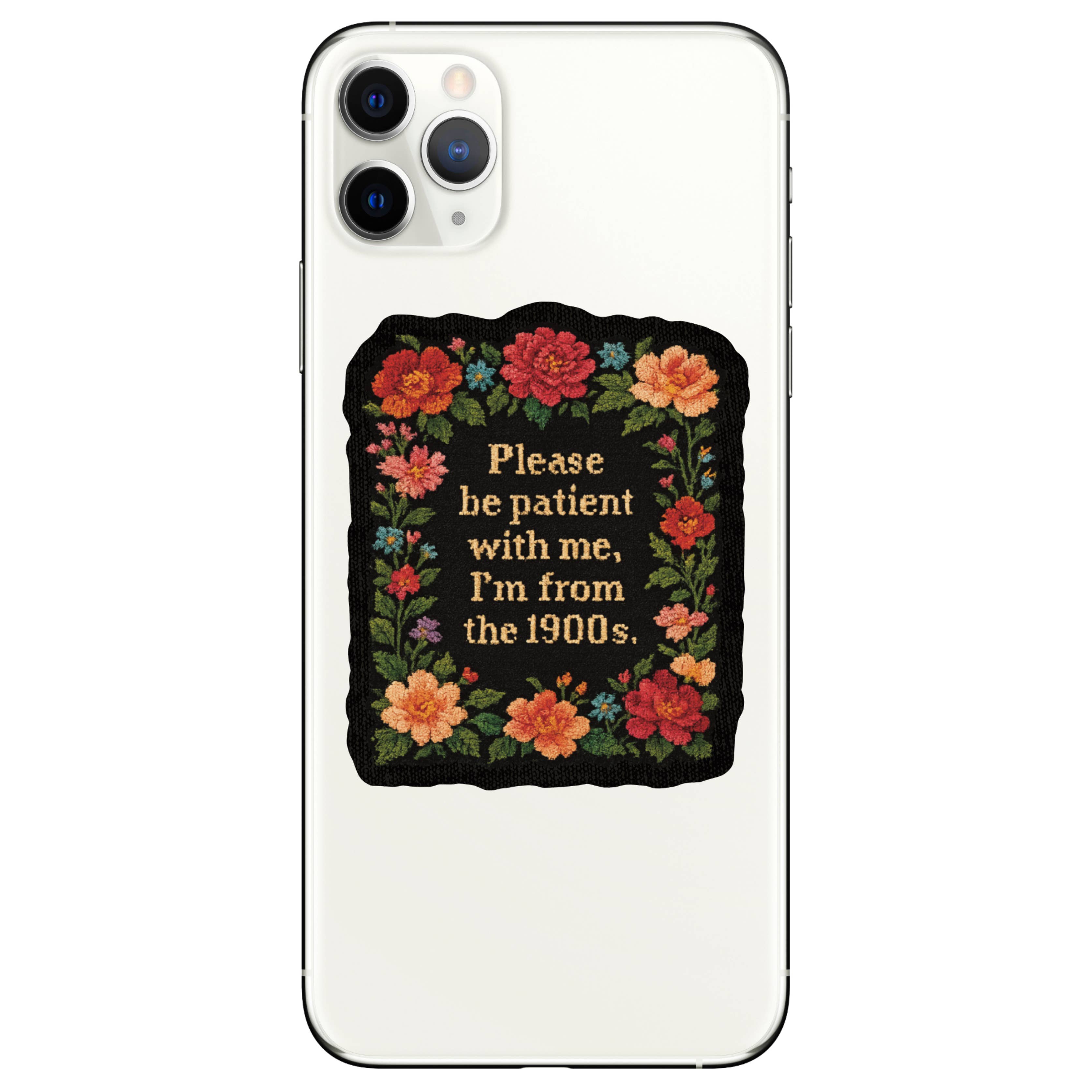 Please Be Patient Needlework High Quality Vinyl Sticker