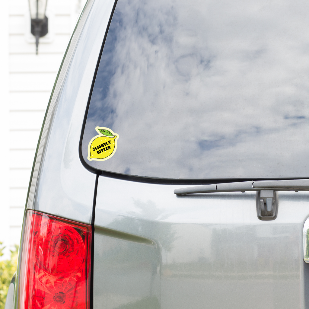 Cute Slightly Bitter Funny Lemon High Quality Vinyl Sticker