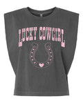 Lucky Cowgirl Boxy Tank