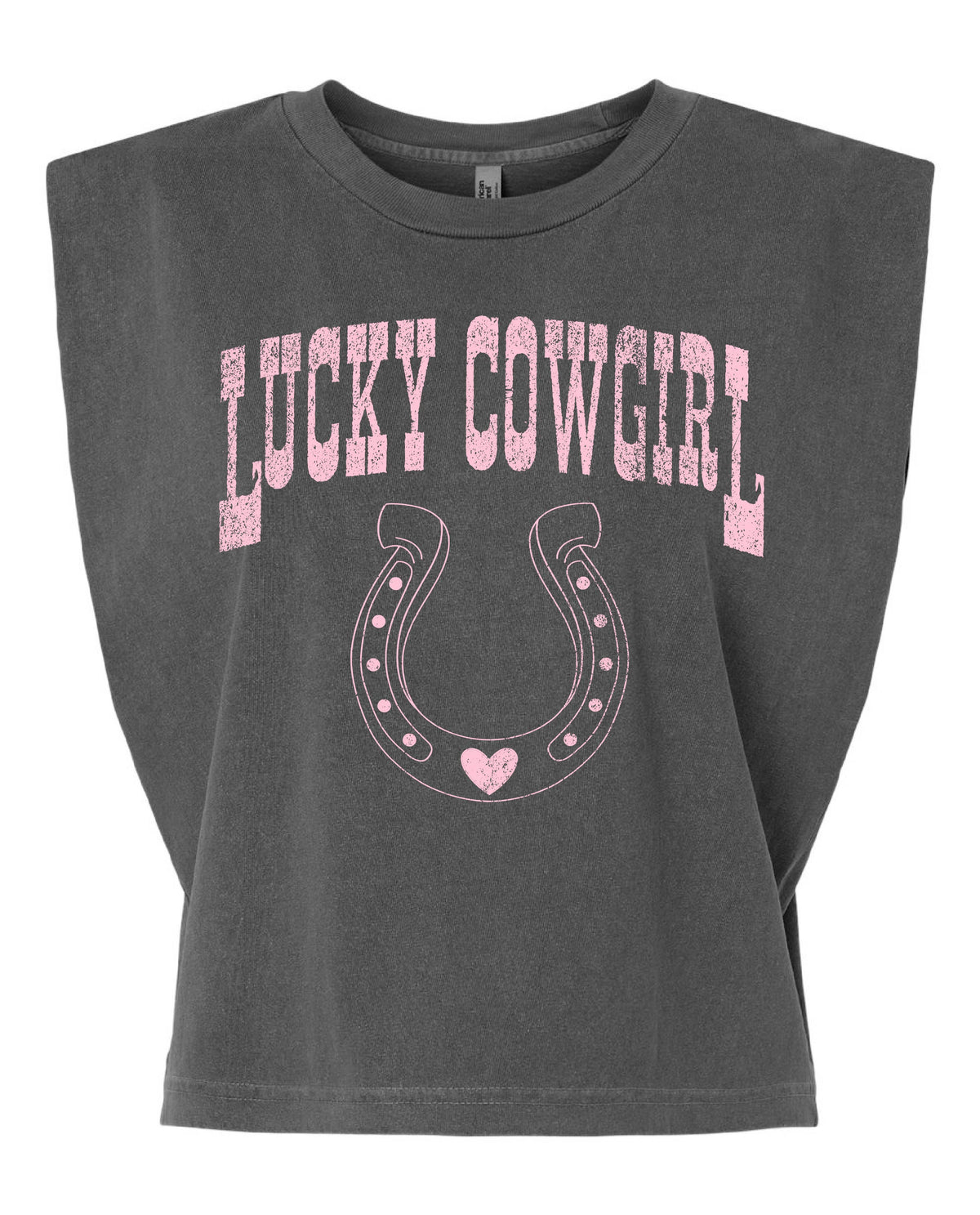 Lucky Cowgirl Boxy Tank