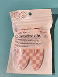 Kitsch Creaseless XL Checkered Clip