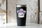 That's Enough Out of You Sticker - cat, cowboy, western, pet