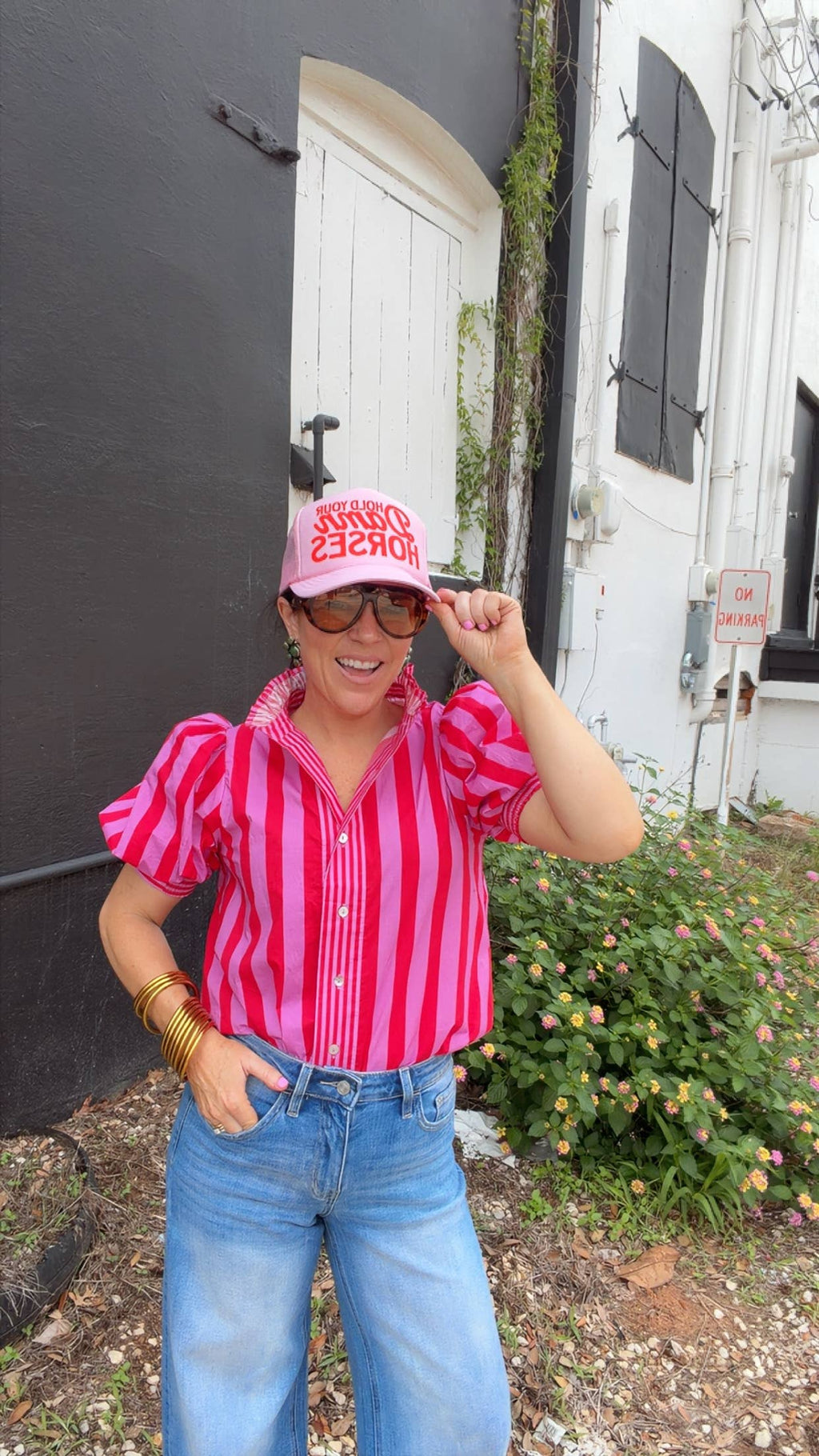 Hold your Damn Horses Trucker Hat
