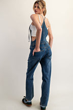 Button Down Denim Overall