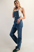 Button Down Denim Overall