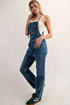 Button Down Denim Overall