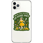 Funny Swear Flower Nature Shit High Quality Vinyl Sticker