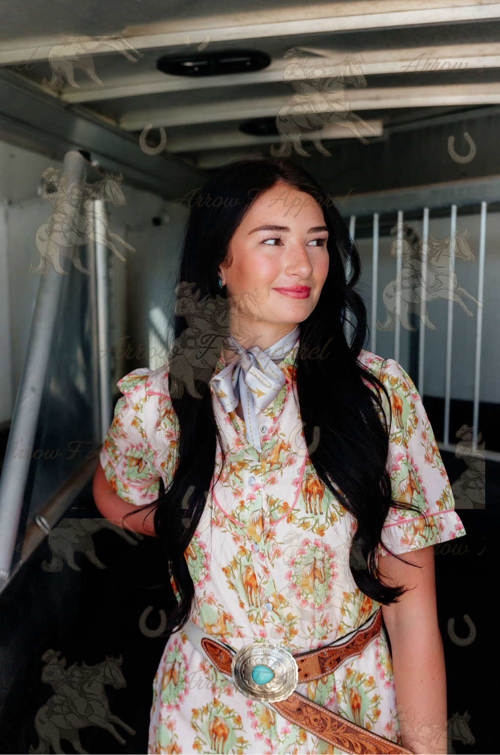 Sunny Days Western Horse Dress