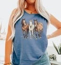 Hank & Scoot Running Horses Tank