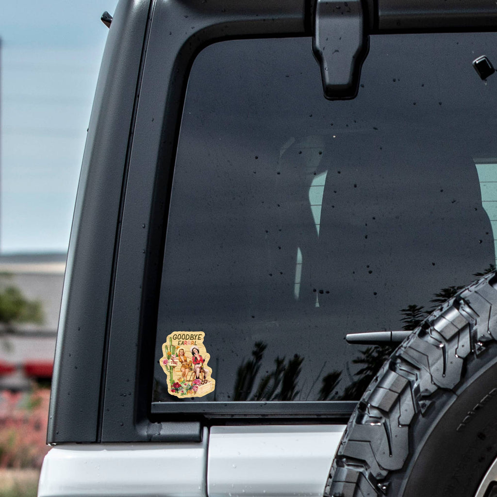Best Friends Cowgirl Earl Western High Quality Vinyl Sticker