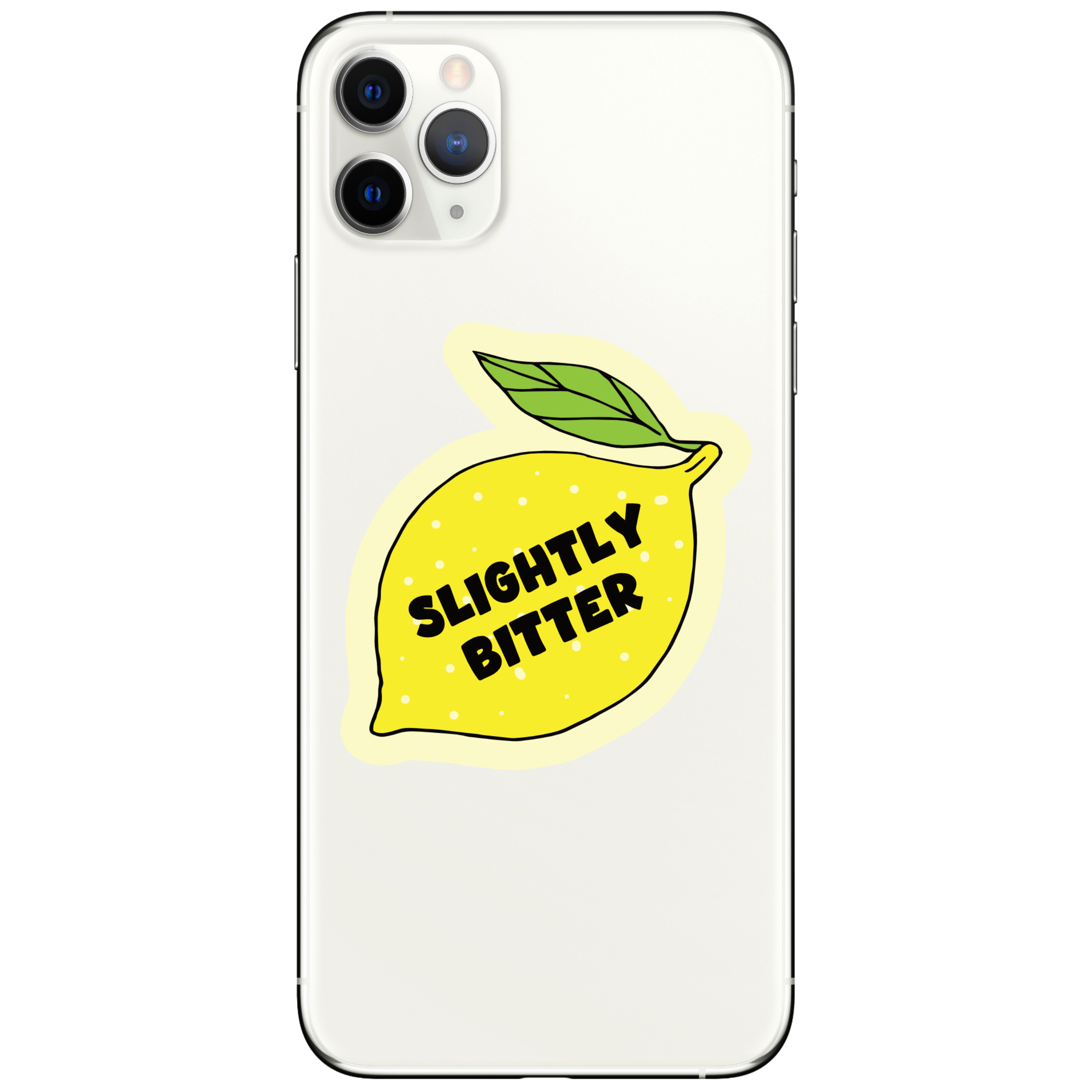 Cute Slightly Bitter Funny Lemon High Quality Vinyl Sticker