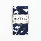 Navy Flock Bandana