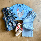 The Floral Chicken Tee
