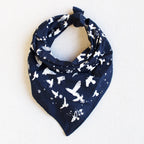 Navy Flock Bandana