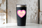 Mentally Spicy Sticker - coquette, heart, cute, funny, adhd
