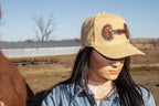 Hand Tooled Leather Snaffle Bit Cap