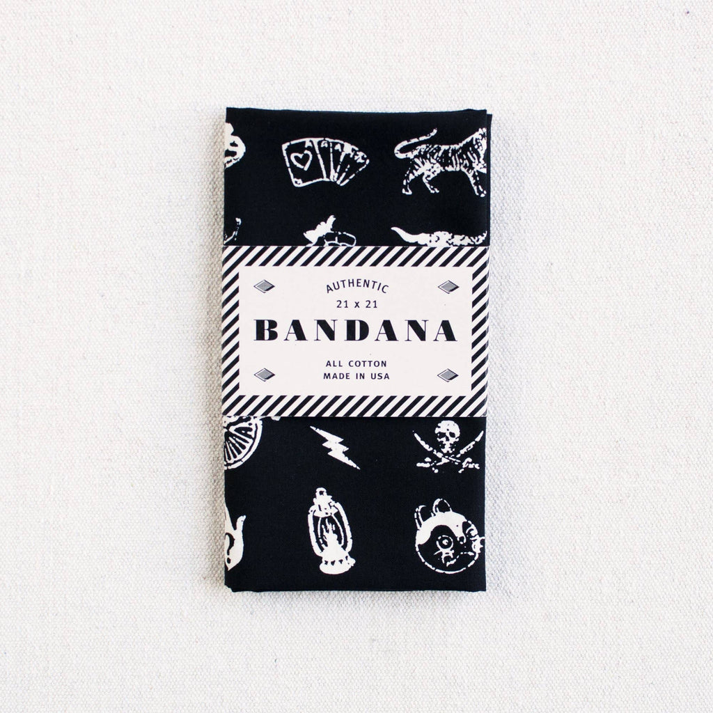 Black Big Fun Bandana