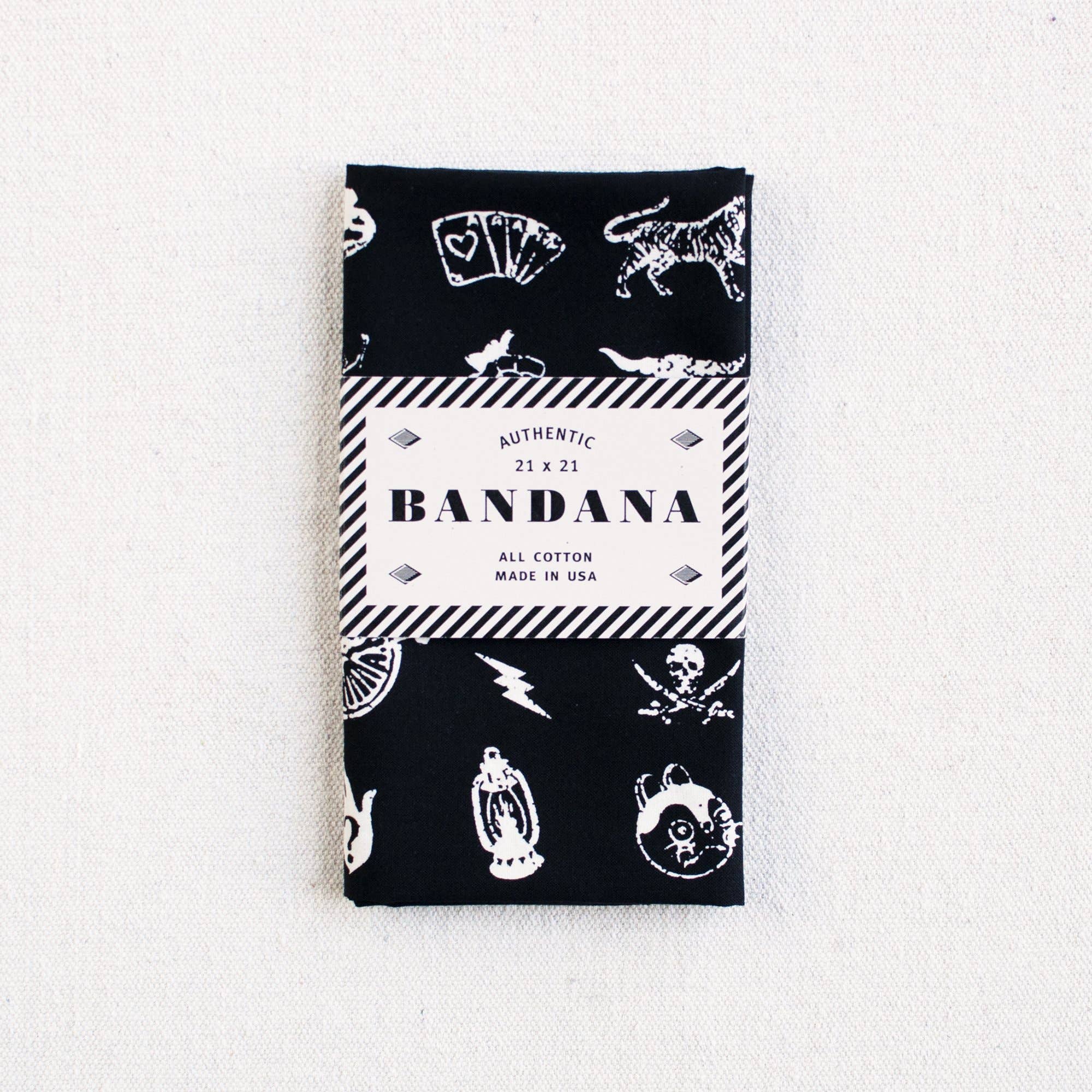 Black Big Fun Bandana