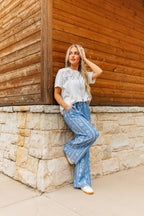 BLUE AZTEC PANTS