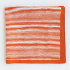 Striped Bandana- Marmalade Orange